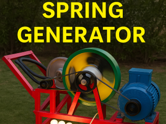 Make Spring Free Electricity 15Kw Generator With Alternator And Spring Engine Free Energy Generator
